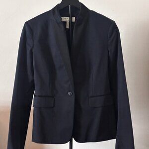 rag & bone Navy and Black Shawl-Collar Blazer